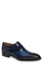 Men's Magnanni Hector Plain Toe Oxford .5 M - Blue
