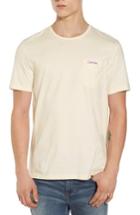 Men's Calvin Klein Jeans Label Pocket T-shirt, Size - Ivory