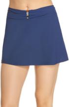 Women's Profile By Gottex Beaded Cover-up Skirt - Blue