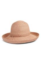 Women's Helen Kaminski Rolled Brim Raffia Hat -