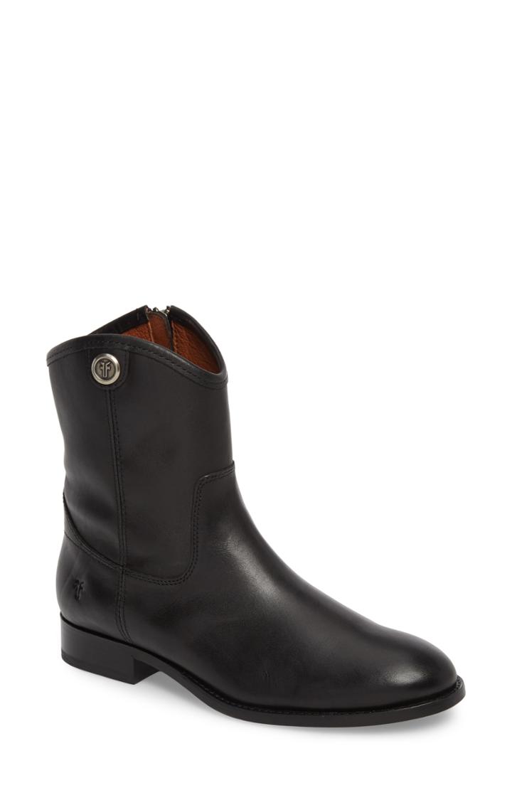 Women's Frye Melissa Short 2 Boot .5 M - Black