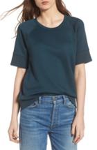 Women's James Perse Short Sleeve Sweatshirt - Blue/green
