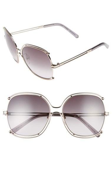 Women's Chloe Isidora 59mm Square Sunglasses -