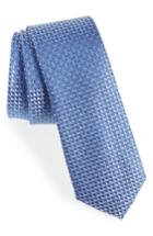 Men's Calibrate Tomer Mini Silk Tie, Size - Blue