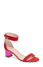 Women's Kate Spade New York Menorca Ankle Strap Sandal .5 M - Red