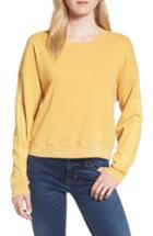Women's Stateside Crop Sweatshirt - Yellow