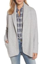 Women's Caslon Knit Cardi Jacket, Size - Grey