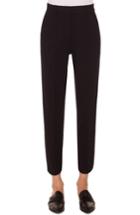 Women's Akris Punto Ferry High Waist Crop Pants - Black