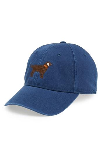 Men's Harding-lane Chocolate Lab Baseball Cap - Blue
