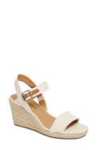 Women's Lucky Brand Marceline Squared Toe Wedge Sandal .5 M - White
