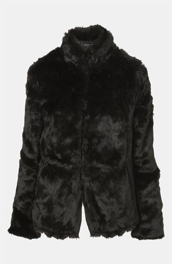 Topshop Faux Fur Jacket