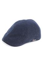 Men's Wigens Wool Driving Cap - Blue