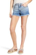 Women's Blanknyc High Waist Cutoff Denim Shorts - Blue