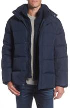 Men's Andrew Marc Carlton Quilted Parka - Blue