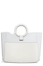 Vince Camuto Clea Faux Leather Tote - White