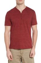 Men's John Varvatos Star Usa Fit Henley, Size Small - Red