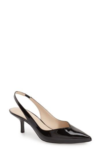 Women's Pelle Moda 'oasis' Slingback Pump .5 M - Black