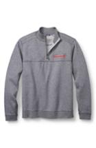 Men's Tommy Bahama Nfl Flipside Drive Quarter-zip Pullover, Size - Grey