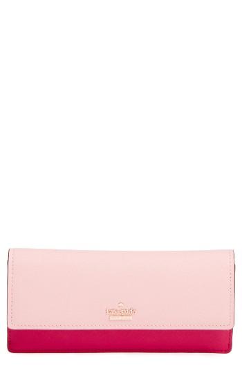 Women's Kate Spade New York Cameron Street Alli Leather Wallet - Pink