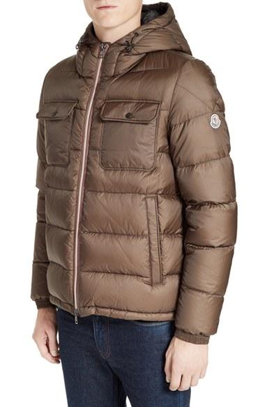 Men's Moncler Morane Hooded Down Quilted Jacket