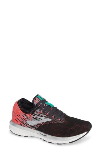 Women's Brooks Ricochet Running Shoe B - Black