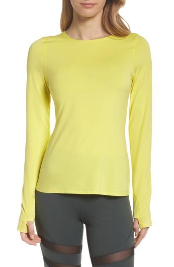 Women's Zella Realized Long Sleeve Tee - Yellow