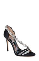 Women's Badley Mischka Voletta Crystal Embellished Sandal .5 M - Black