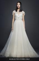 Women's Lazaro Embellished Bodice Ballgown, Size In Store Only - Ivory