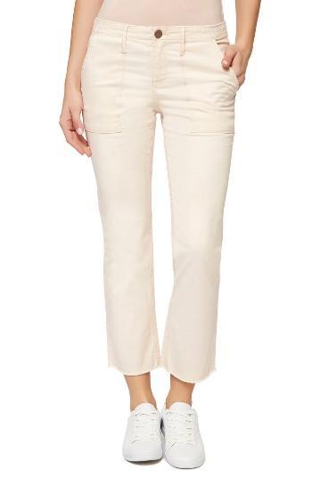Women's Sanctuary 'peace' Crop Twill Pants - Ivory