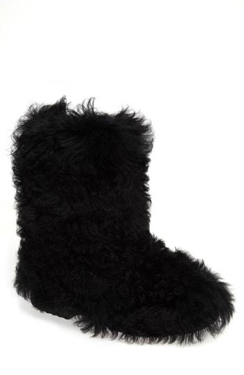 Men's Saint Laurent Genuine Shearling Boot Us / 39eu - Black