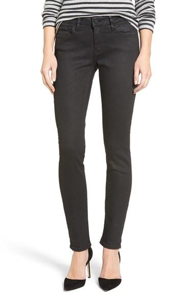 Women's Mavi Jeans Gold Adriana Coated Super Skinny Jeans