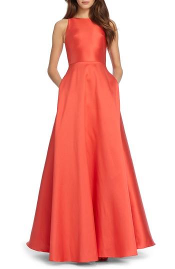 Women's Ml Monique Lhuiller Sleeveless Ballgown - Red