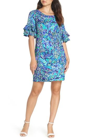 Women's Lilly Pulitzer Lula Shift Dress, Size - Blue