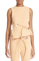 Women's Faustine Steinmetz Sleeveless Ribbed Stretch Cotton Top