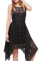 Women's Free People Just Like Honey Lace Midi Dress - Black