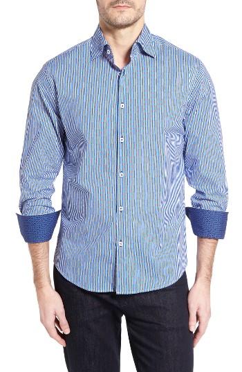 Men's Stone Rose Stripe Sport Shirt