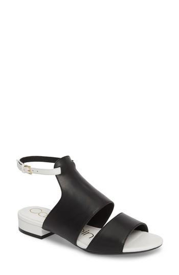 Women's Calvin Klein Fernarda Sandal M - Black