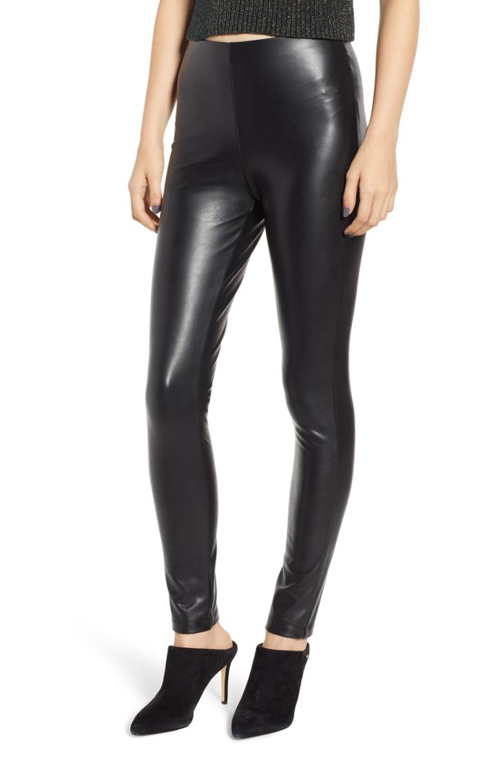Women's The Fifth Label Reverie Faux Leather Leggings, Size - Black