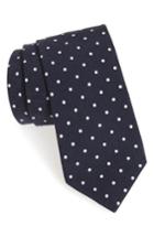 Men's Michael Bastian Dot Silk Tie, Size - Blue