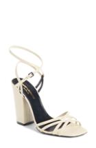 Women's Saint Laurent Oak Crisscross Sandal Us / 35eu - Ivory