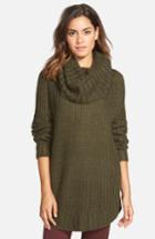 Women's Dreamers By Debut Cowl Neck Sweater - Green