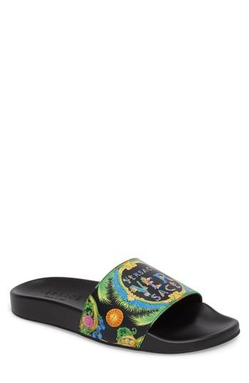 Men's Versace First Line Miami Slide Sandal -6.5us / 39eu - Green