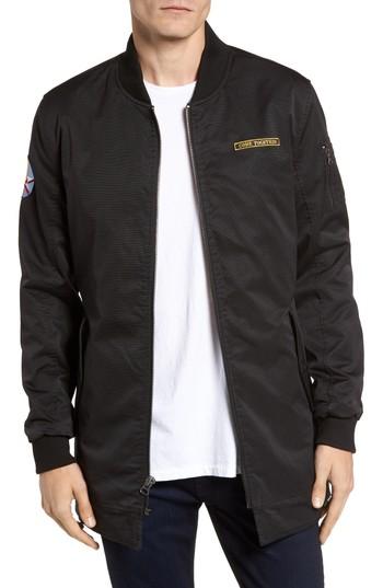 Men's Civil Society Gordan Waterproof Bomber Jacket - Black
