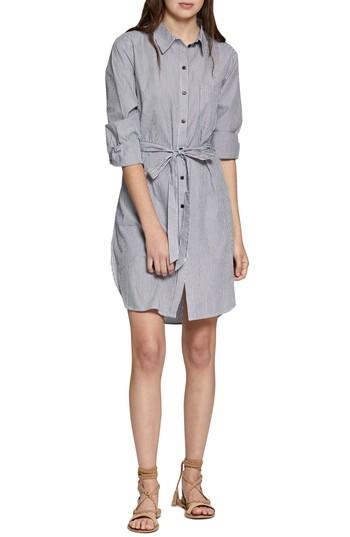 Women's Sanctuary Taegan Stripe Tunic Shirt - Black