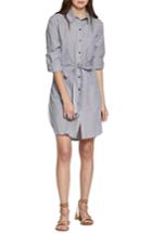 Women's Sanctuary Taegan Stripe Tunic Shirt - Black