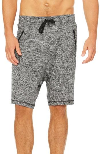 Men's Alo Drop Crotch Shorts - Black