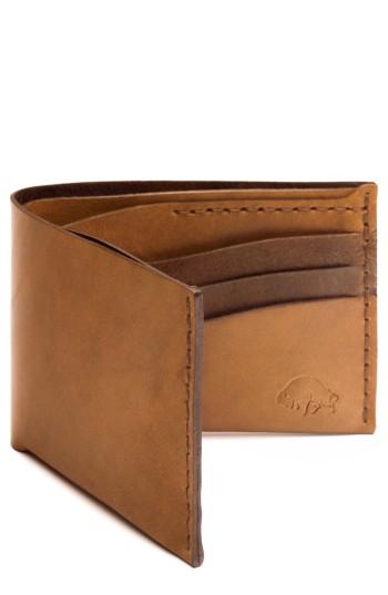 Men's Ezra Arthur No. 8 Leather Wallet - Brown