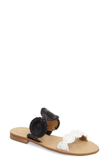 Women's Jack Rogers 'lauren' Sandal M - Black