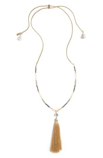Women's Canvas Adjustable Chain Necklace