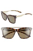 Women's Smith The Runaround 55mm Chromapop(tm) Polarized Sunglasses - Honey Tortoise